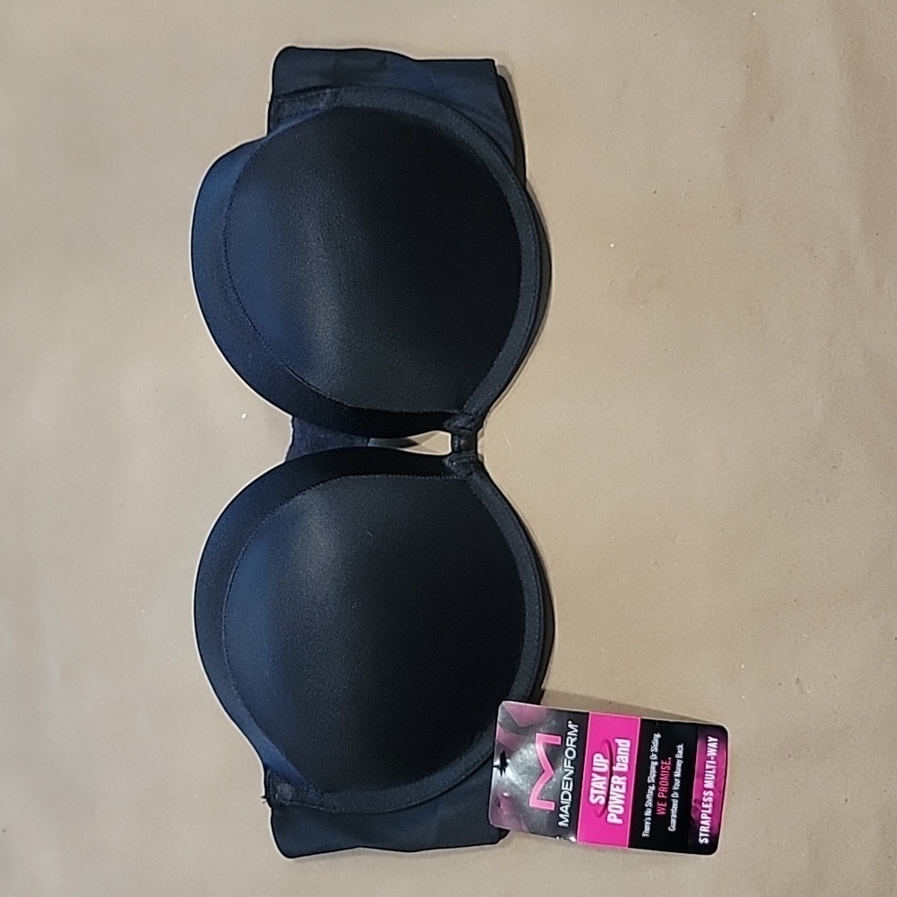 Maidenform Size 36C Black Multi-Way Strap or Strapless Bra, NEW with Tag